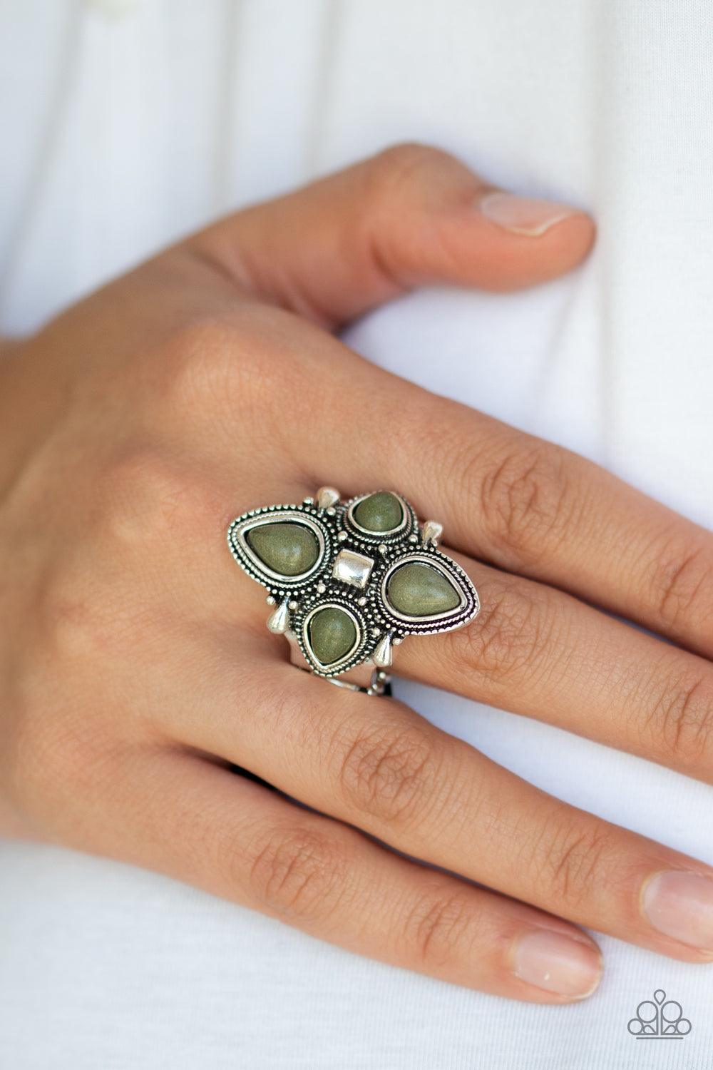 Dune Runner Green Ring -Jewelry by Bretta - Jewelry by Bretta