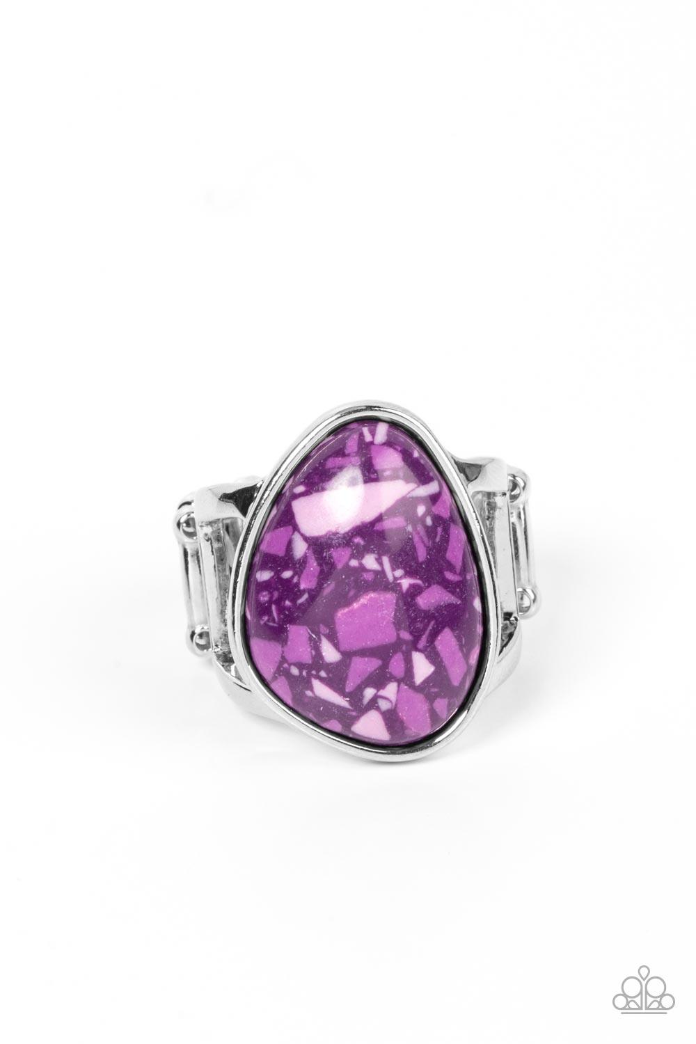 Earth Hearth Purple Ring - Jewelry by Bretta - Jewelry by Bretta