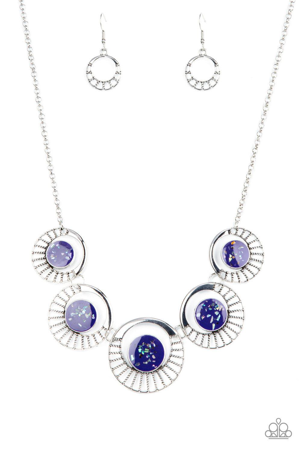 Elliptical Effervescence Purple Necklace - Jewelry by Bretta - Jewelry by Bretta