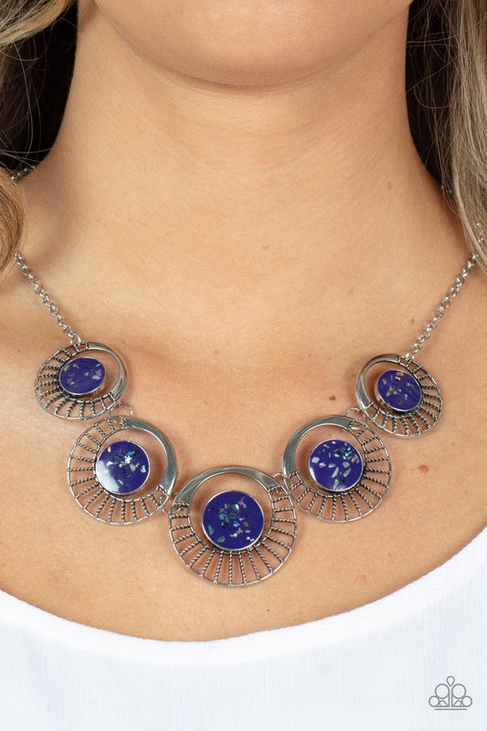 Elliptical Effervescence Purple Necklace - Jewelry by Bretta - Jewelry by Bretta