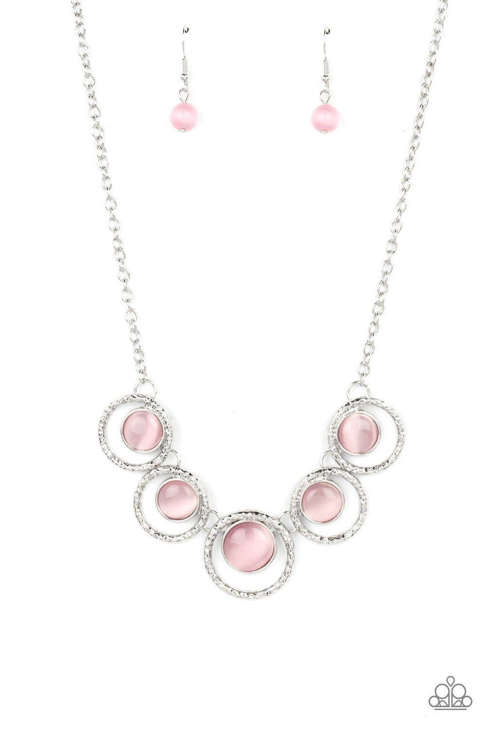 Elliptical Enchantment Pink Necklace - Jewelry by Bretta - Jewelry by Bretta