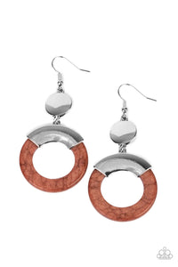 ENTRADA at Your Own Risk Brown Earrings - Jewelry by Bretta - Jewelry by Bretta