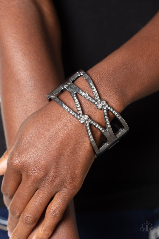 Entrancing Etiquette Black Bracelet - Jewelry by Bretta - Jewelry by Bretta
