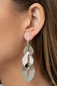 Enveloped in Edge Silver Earrings - Jewelry by Bretta - Jewelry by Bretta