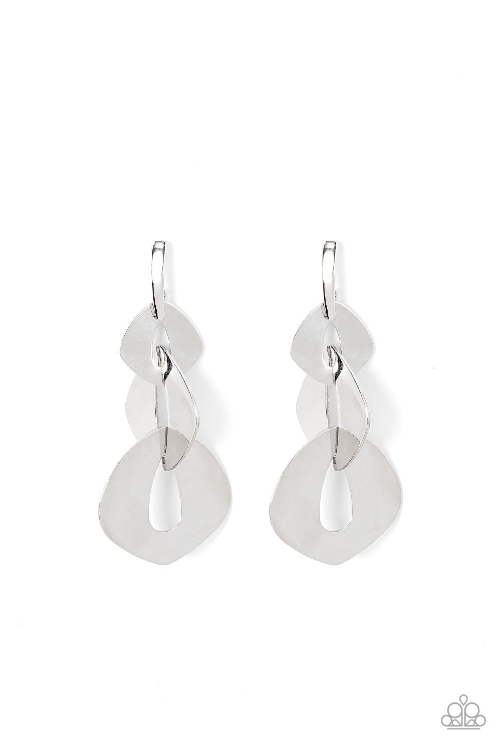 Enveloped in Edge Silver Earrings - Jewelry by Bretta - Jewelry by Bretta