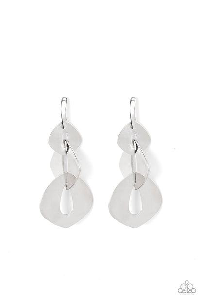 Enveloped in Edge Silver Earrings - Jewelry by Bretta - Jewelry by Bretta