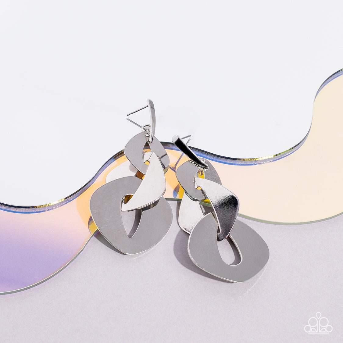 Enveloped in Edge Silver Earrings - Jewelry by Bretta - Jewelry by Bretta