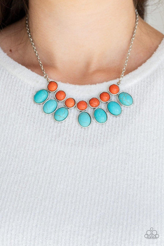 Environmental Impact Blue Necklace - Jewelry by Bretta - Jewelry by Bretta