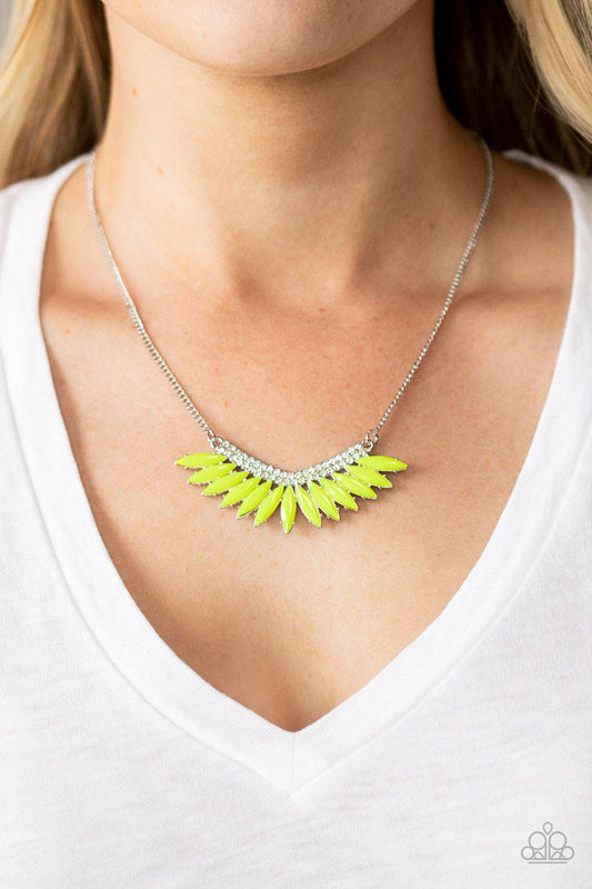 Extra Extravaganza Yellow Necklace- Jewelry by Bretta - Jewelry by Bretta