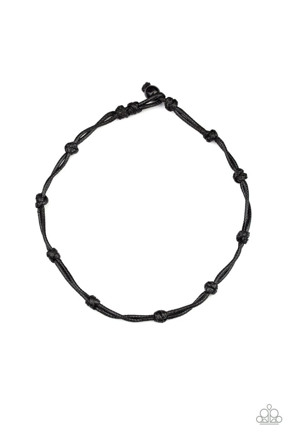 Paparazzi Accessories-In or SCOUT - Black Urban Necklace - jewelrybybretta