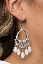 Famous Fashionista White Earrings - Jewelry by Bretta - Jewelry by Bretta