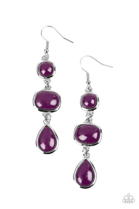 Fashion Frolic Purple Earrings - Jewelry by Bretta - Jewelry by Bretta