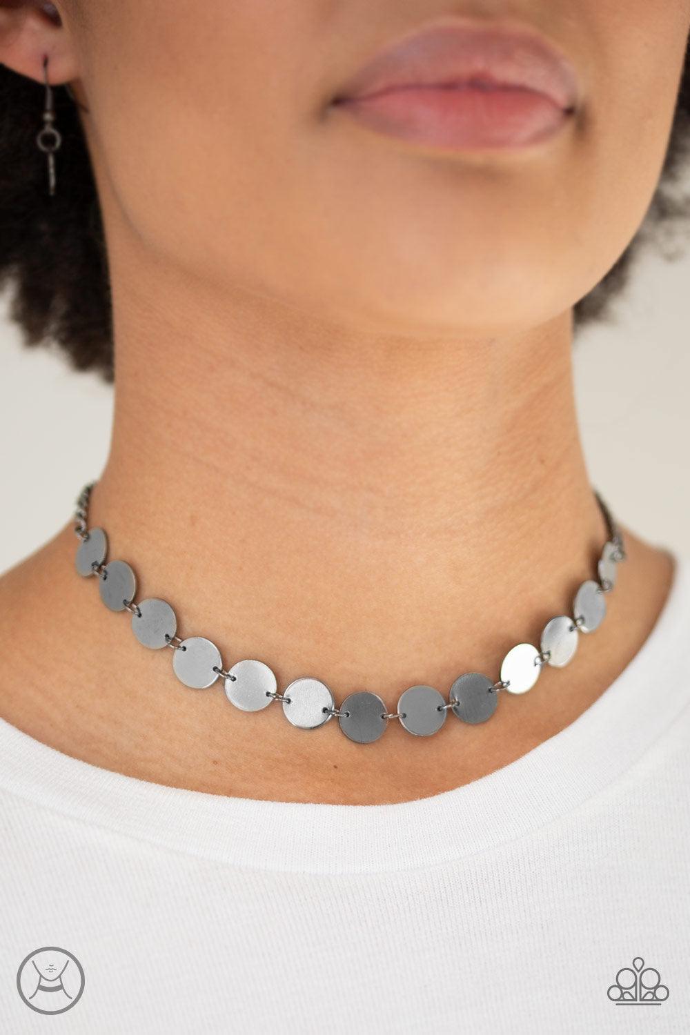 Faster Than SPOTLIGHT Black Choker Necklace - Jewelry by Bretta - Jewelry by Bretta