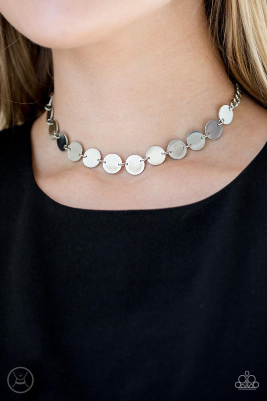 Faster Than SPOTLIGHT Silver Choker Necklace - Jewelry by Brettaklace - Jewelry by Bretta