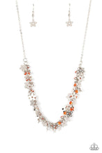 Fearlessly Floral Orange Necklace - Jewelry by Bretta - Jewelry by Bretta