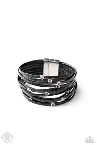 Fearlessly Layered Black Bracelet - Jewelry by Bretta - Jewelry by Bretta