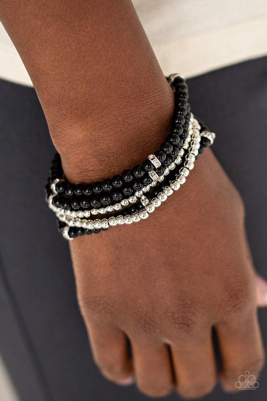 Fiercely Frosted Black Bracelets - Jewelry by Bretta - Jewelry by Bretta