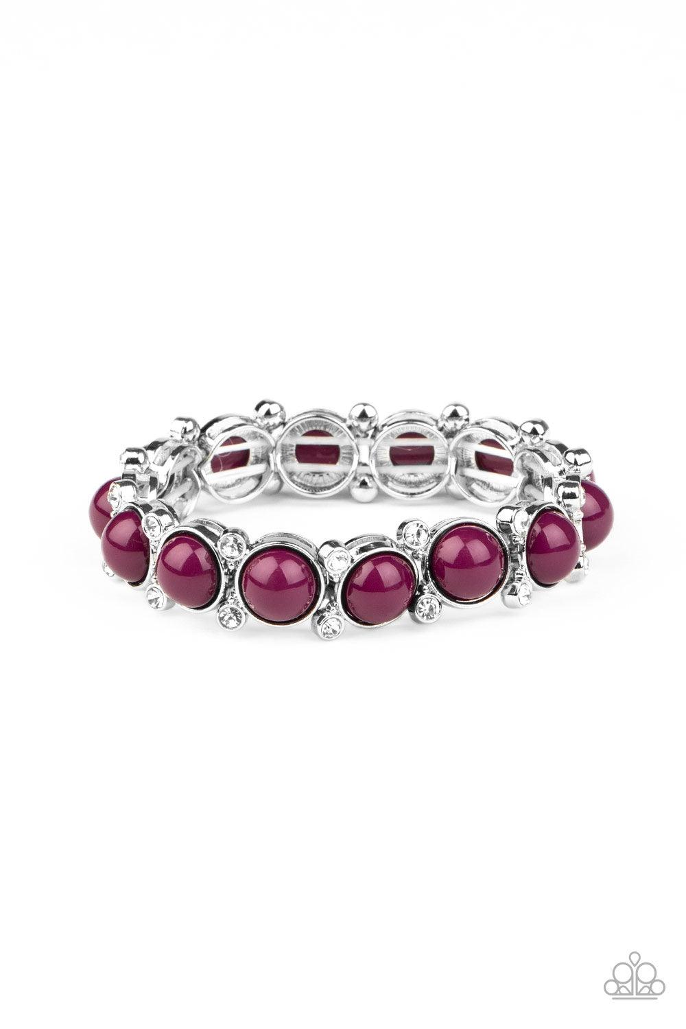 Flamboyantly Fruity - Purple Bracelet- Jewelry By Bretta - Jewelry by Bretta