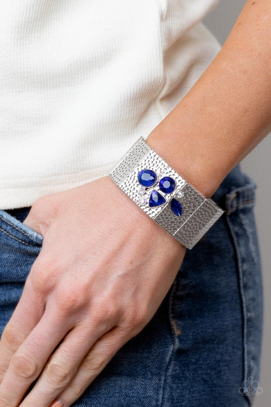 Flickering Fortune Blue Bracelet - Jewelry by Bretta - Jewelry by Bretta
