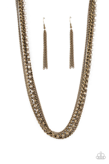 Free to CHAINge My Mind Brass Necklace - Jewelry by Bretta - Jewelry by Bretta