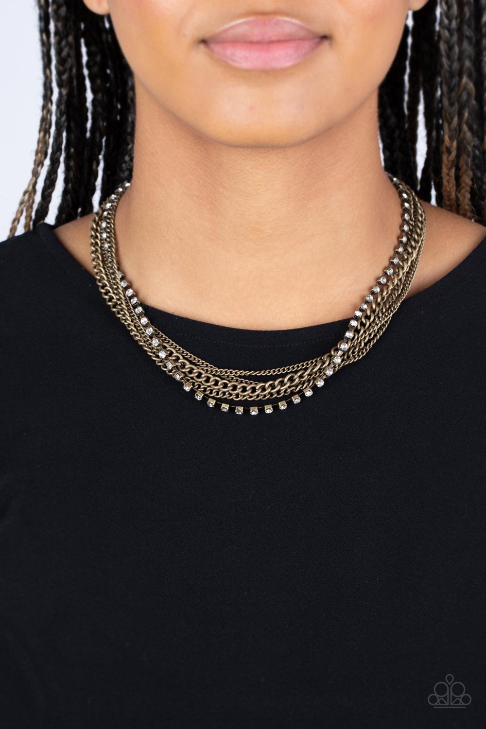 Free to CHAINge My Mind Brass Necklace - Jewelry by Bretta - Jewelry by Bretta