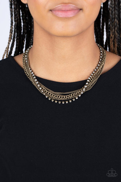 Free to CHAINge My Mind Brass Necklace - Jewelry by Bretta - Jewelry by Bretta