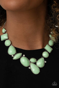 Mystical Mirage Green Necklace - Jewelry by Bretta