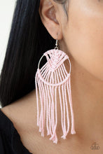 MACRAME, Myself, and I Pink Earrings - Jewelry By Bretta