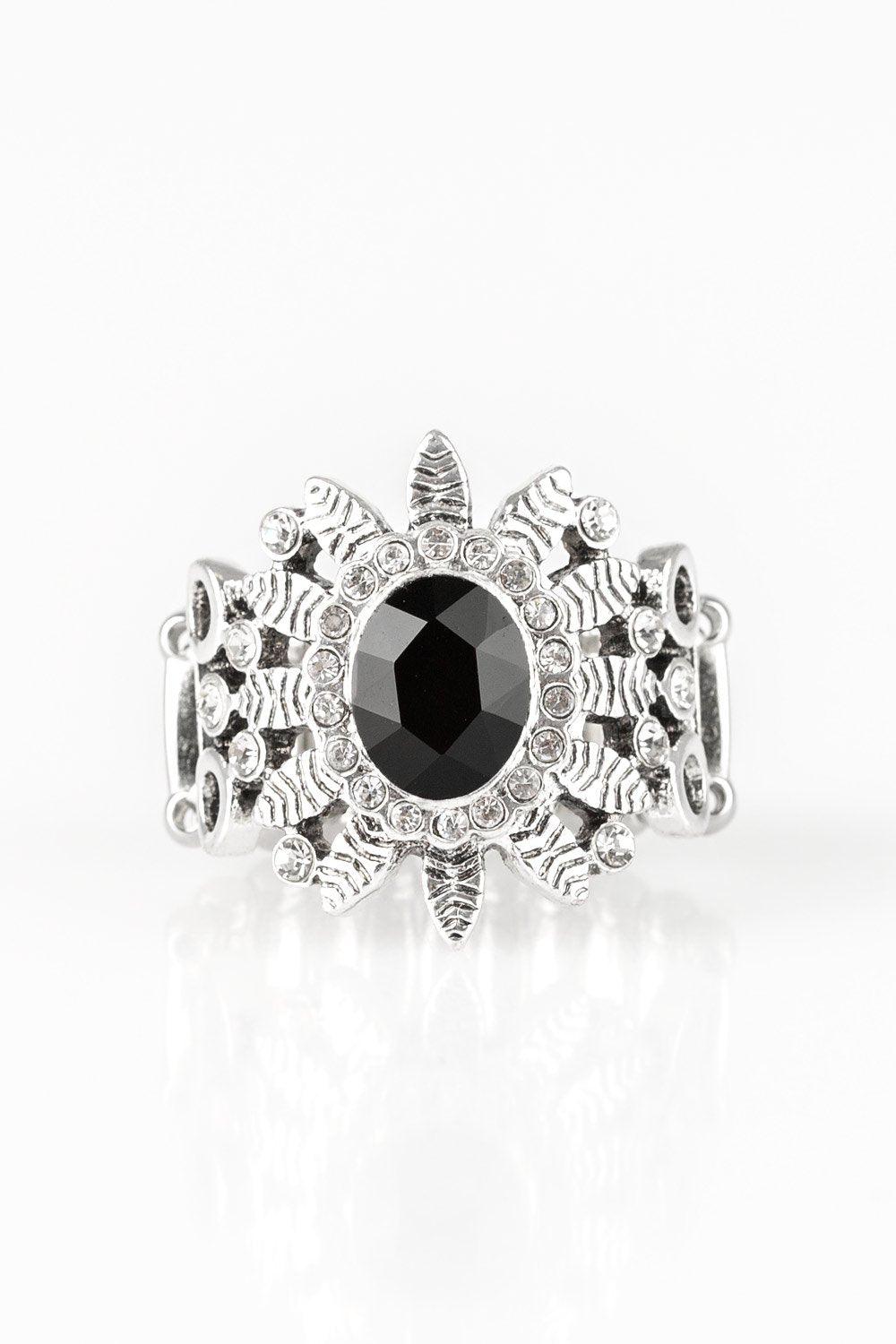 Paparazzi Accessories-Burn Bright - Black Ring