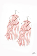 MACRAME, Myself, and I Pink Earrings - Jewelry By Bretta 