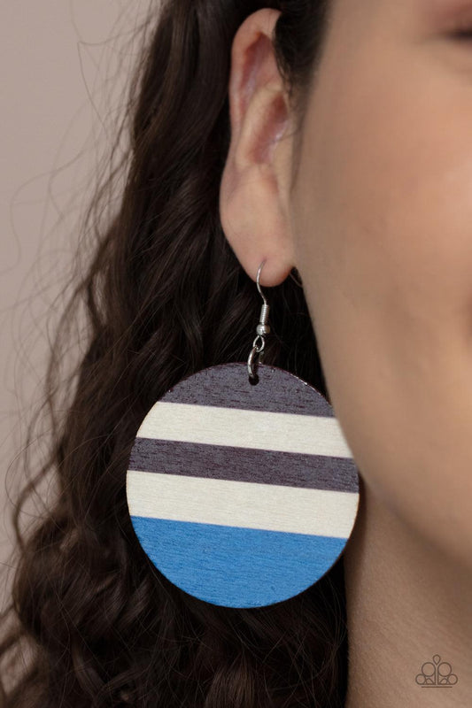 Yacht Party Blue Earrings - Jewelry by Bretta