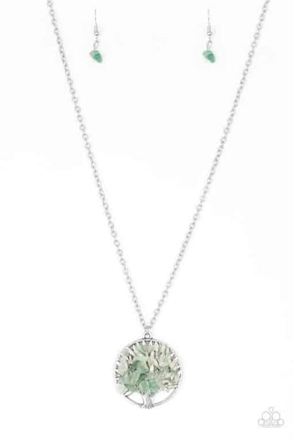 Paparazzi Accessories-Naturally Nirvana - Green Necklace