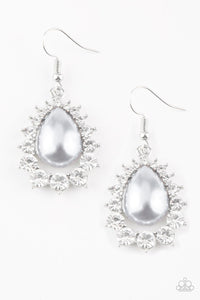 Regal Renewal White Earrings - Jewelry by Bretta